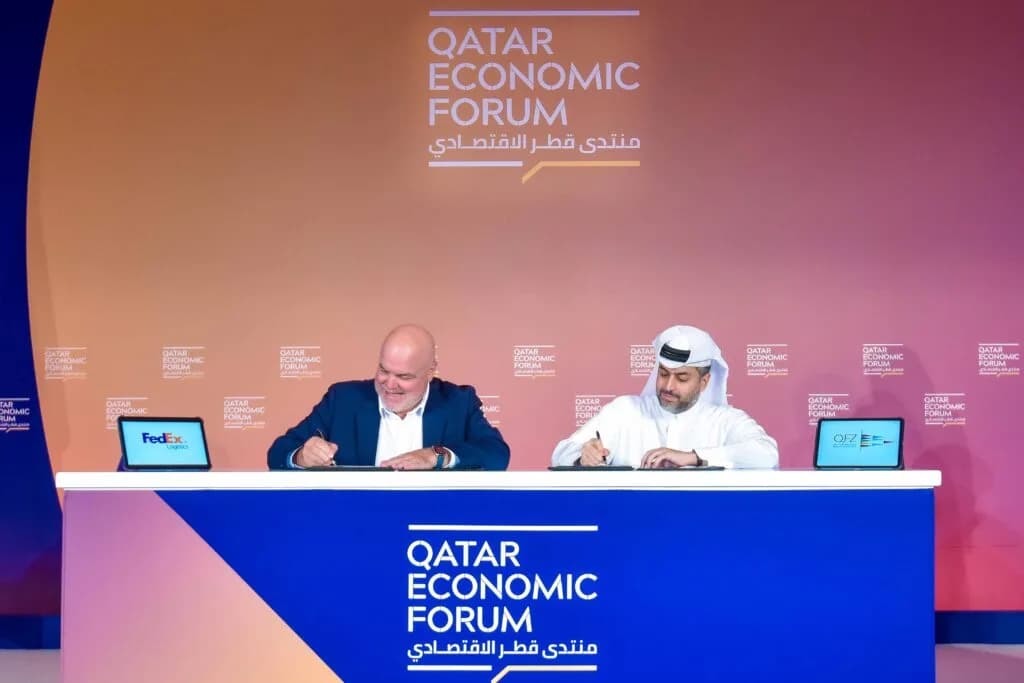 QFZ and FedEx Logistics Sign MoU to Establish a Regional Logistics Facility in Qatar