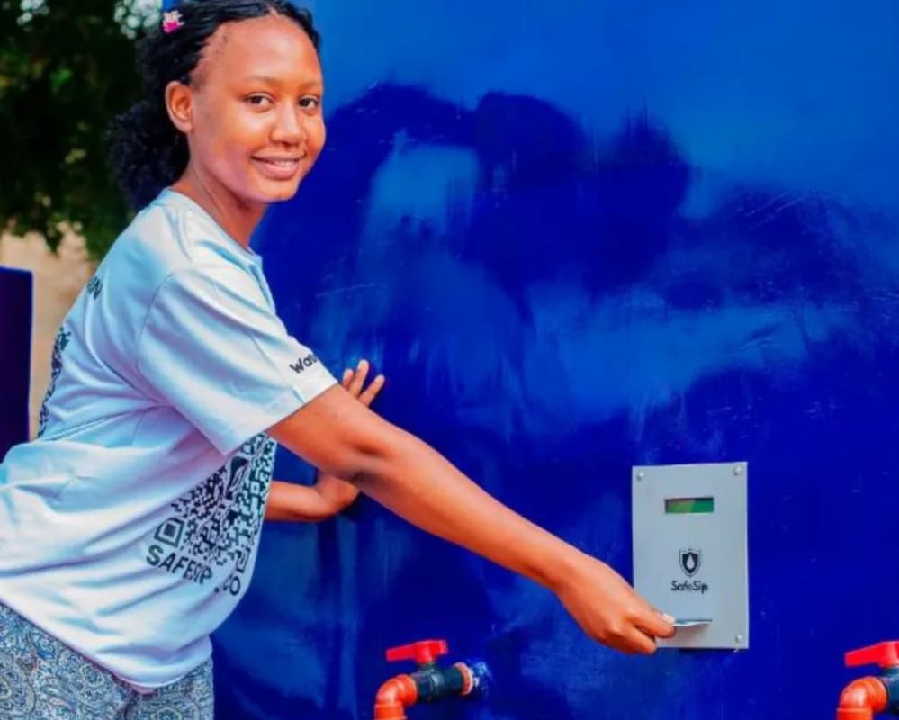 SafeSip Uses Smart Water Stations to Tackle Rural Water Supply in Tanzania