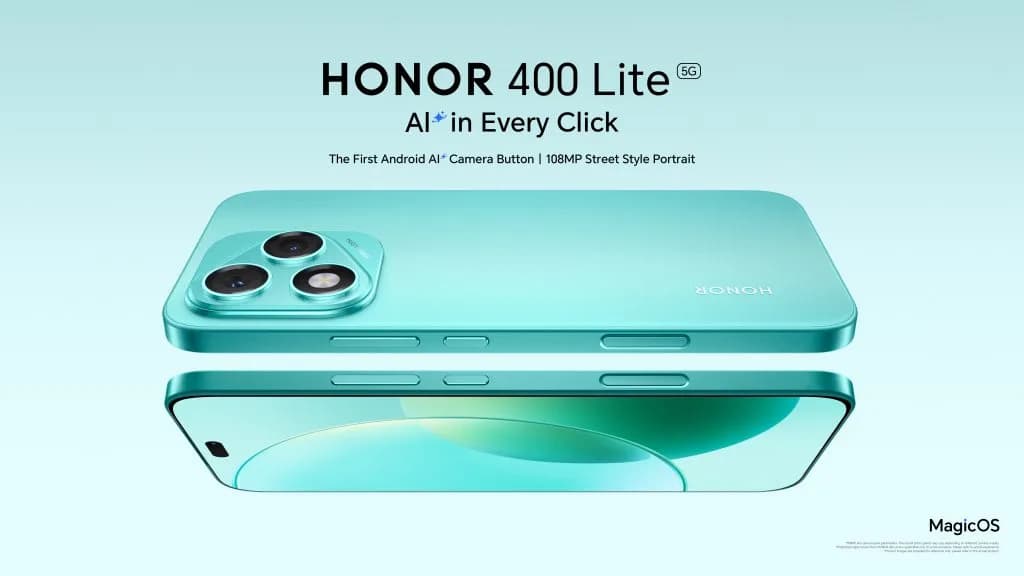 HONOR 400 Lite Makes Its Debut in South Africa with Cutting-Edge AI Features