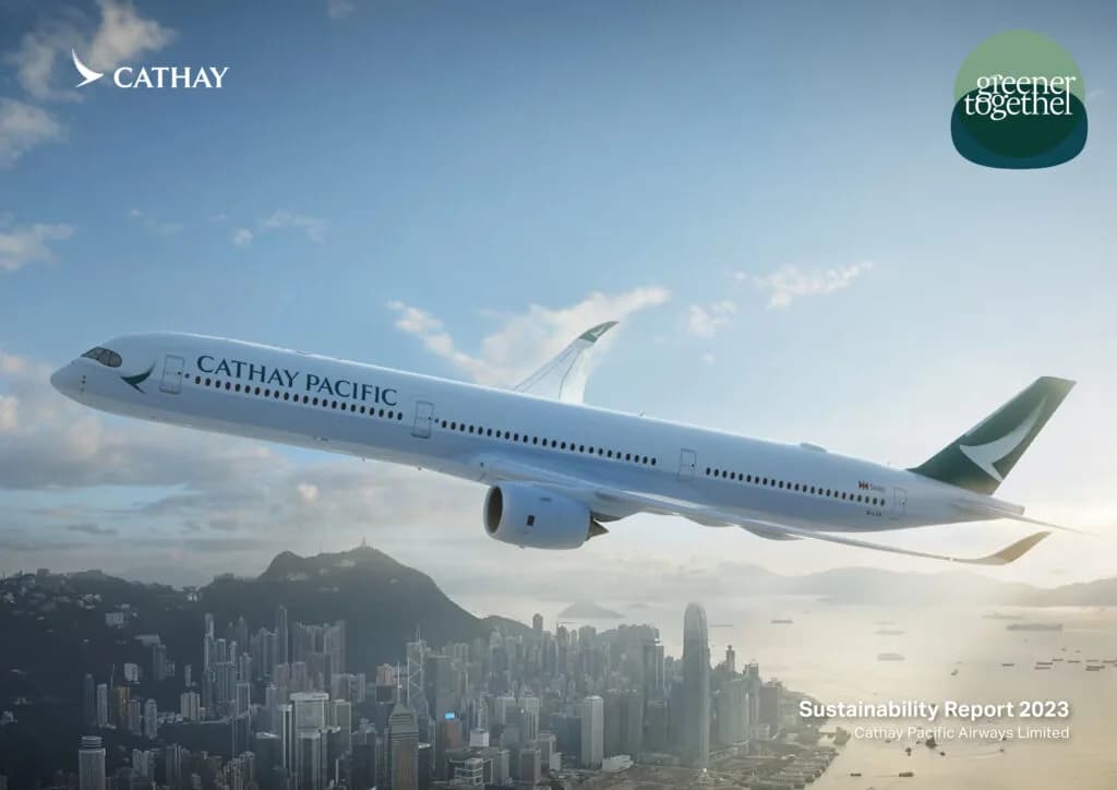 Cathay marks a year of solid progress in its pursuit of sustainability leadership