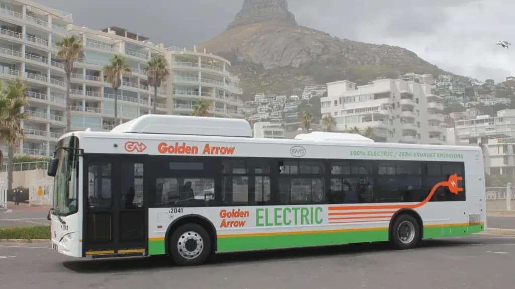 BYD Announces Major Electric Bus Deal with Golden Arrow