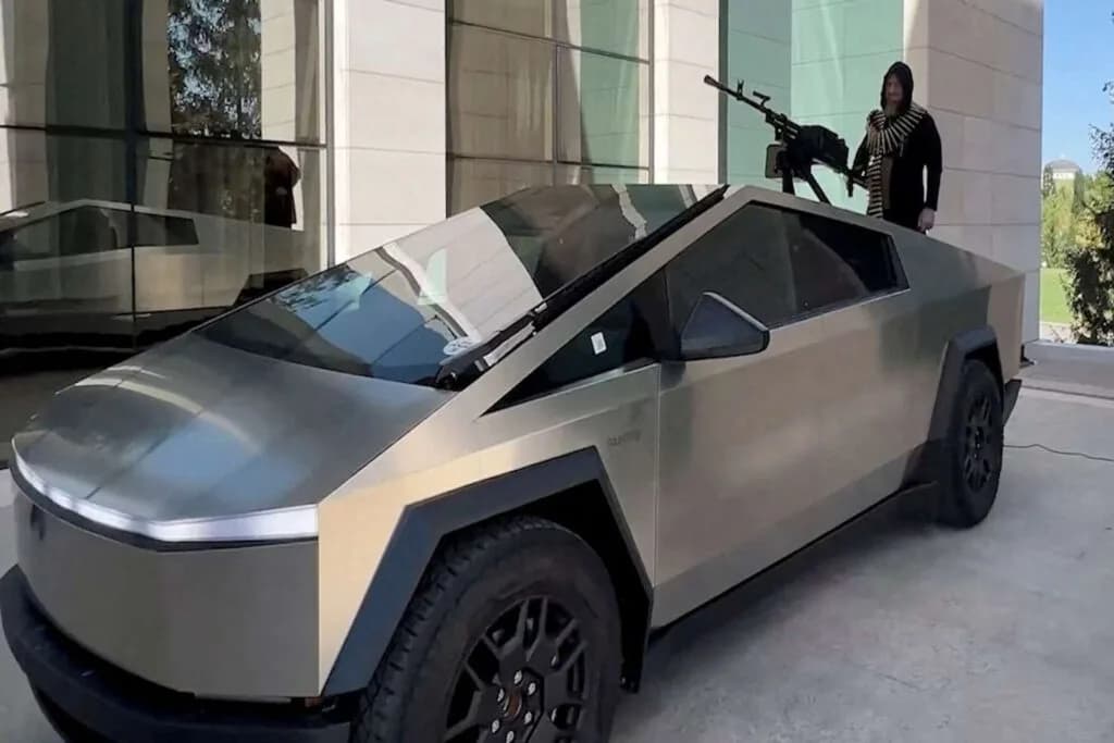 Chechen leader mods Tesla Cybertruck with machine gun