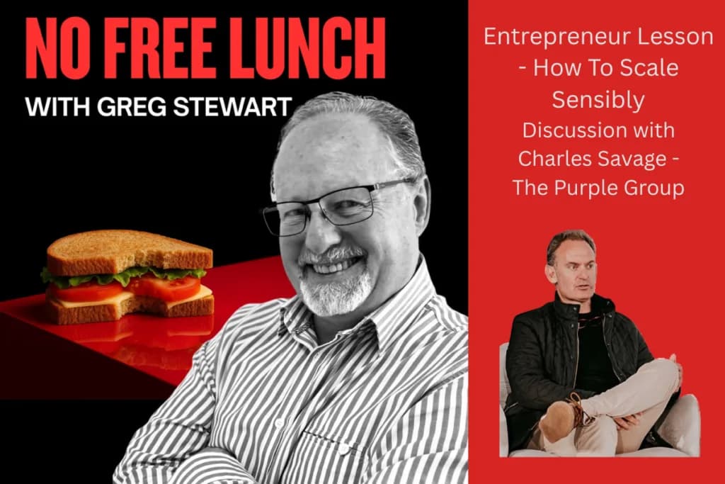 No Free Lunch Podcast – Scaling Business Sensibly – Lessons for Entrepreneurs