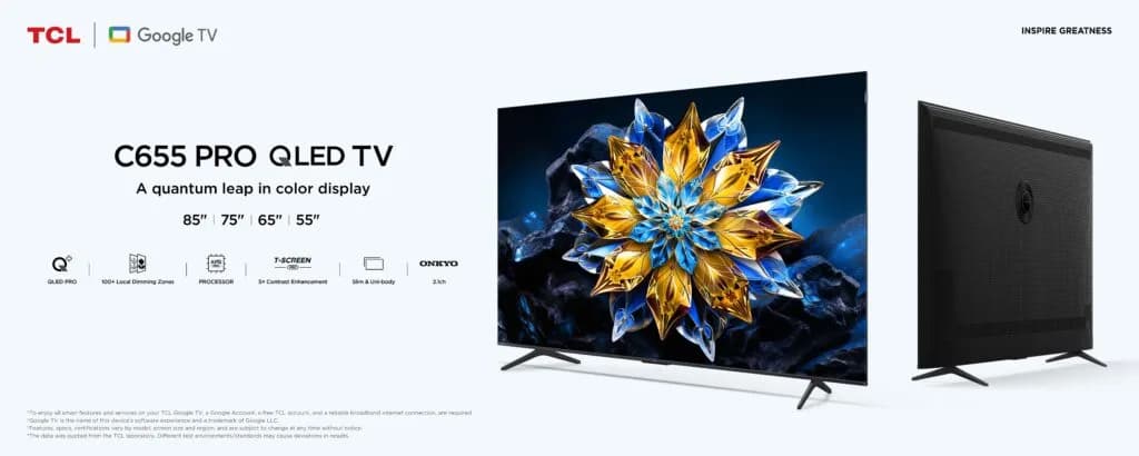 TCL Launches the C655 PRO QLED TV