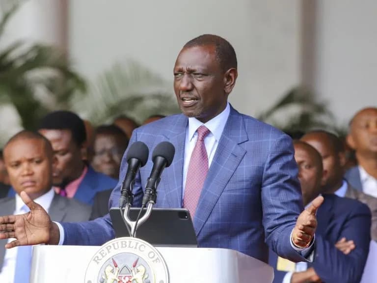 Kenyan President William Ruto announced not to sign into law a finance bill proposing new taxes